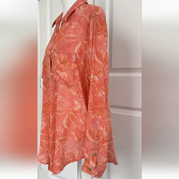 28 Anthropologie Pilcro Romy Buttondown Shirt - Picture 3 of 9